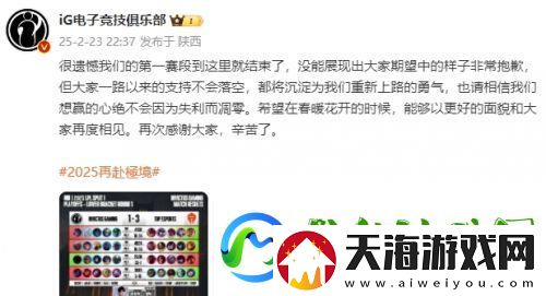 全神班iG止步八强