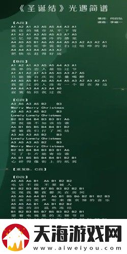 光遇高音钢琴琴谱有哪些