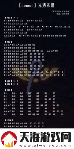 光遇高音钢琴琴谱有哪些